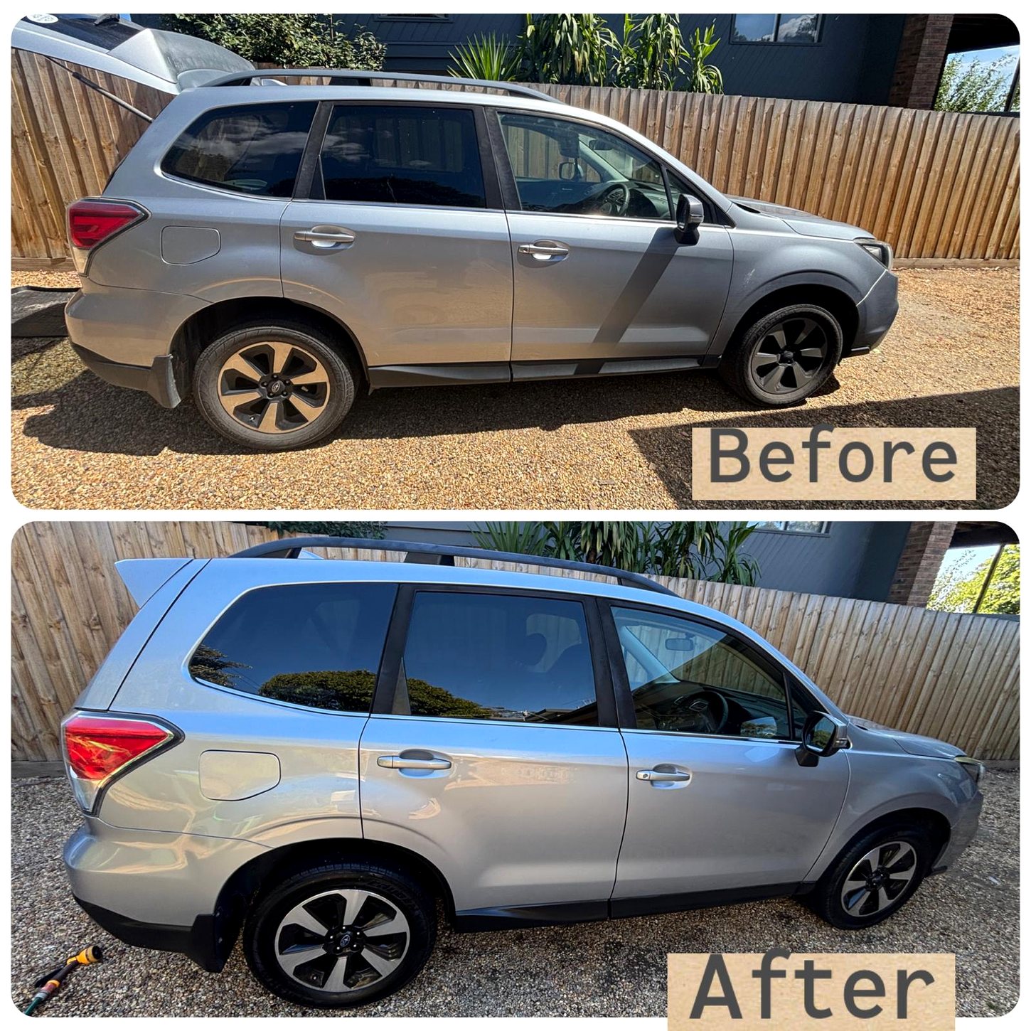 Before exterior detail